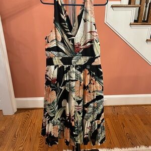 Ann Taylor Tropical Print Dress
